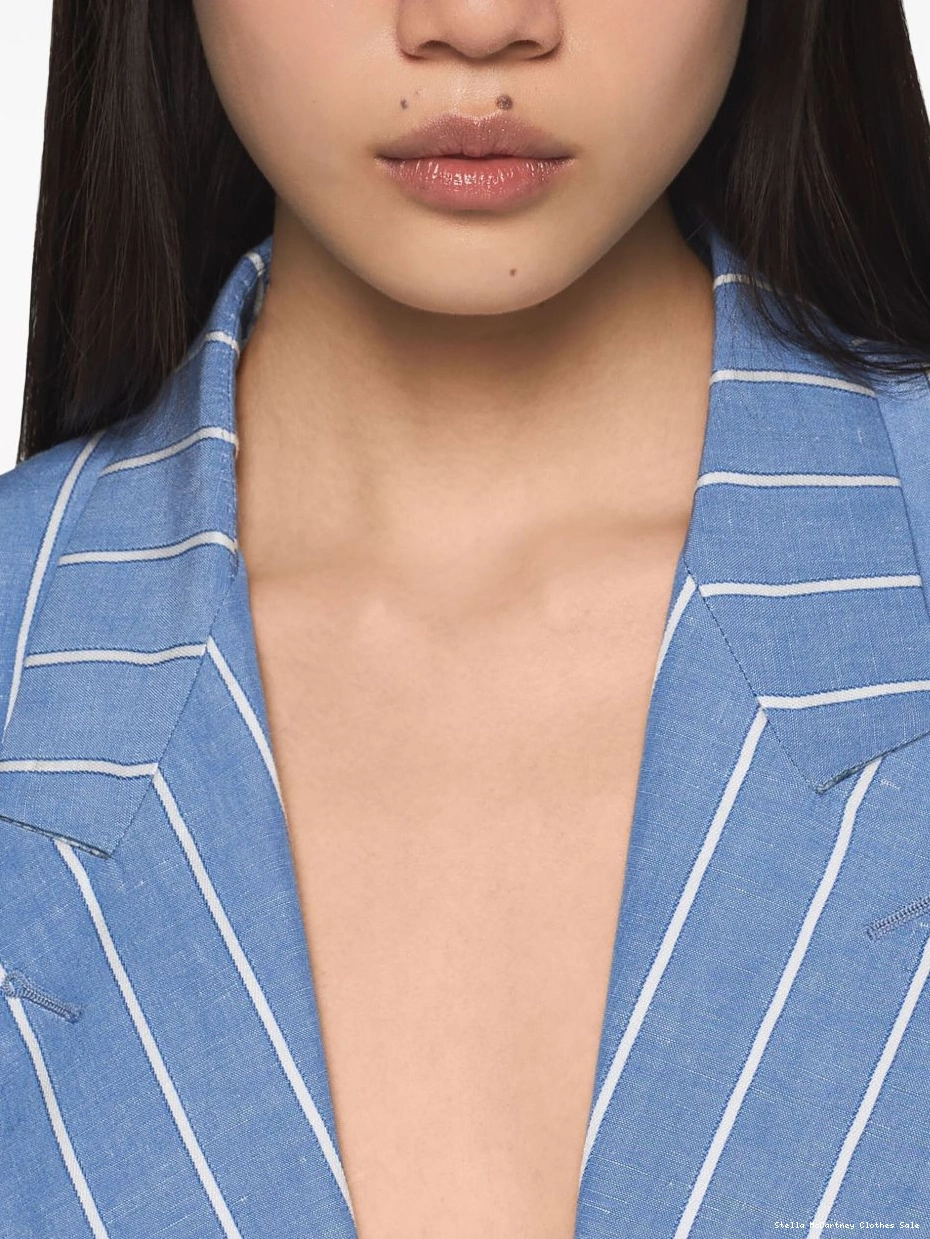 Affordable blazer Stella McCartney single-breasted pinstriped Women 0810